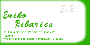 eniko ribarics business card